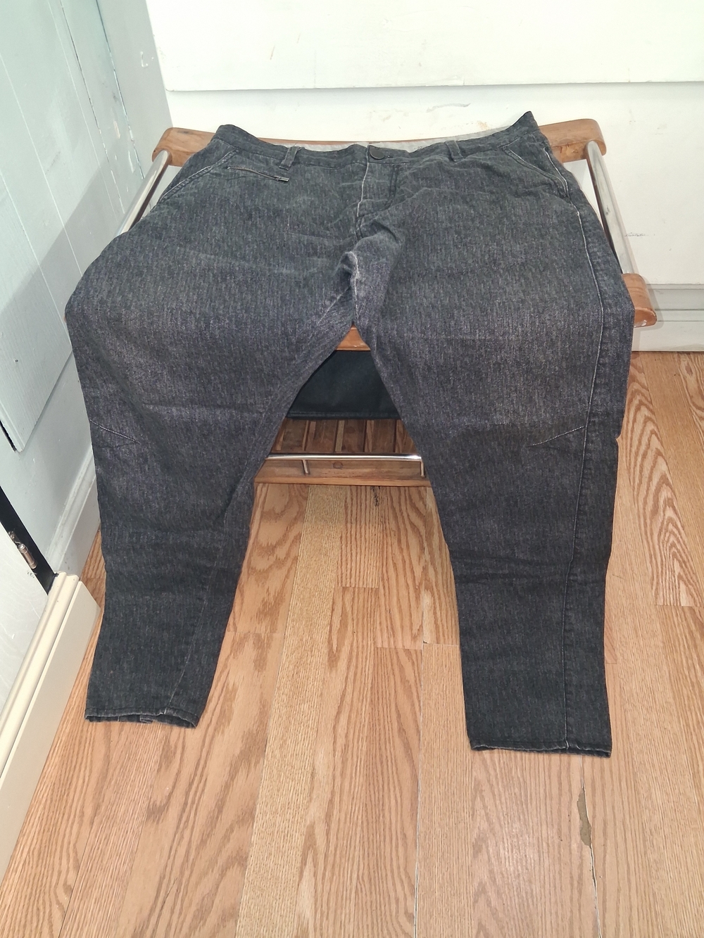 Calvin Klein Jeans Men's Black / Grey Slim Straight Jeans